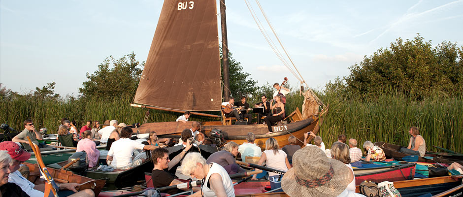 Concert in een fraaie natuurgebied